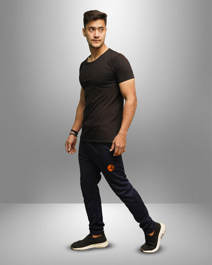 Active Pants-Navy blue