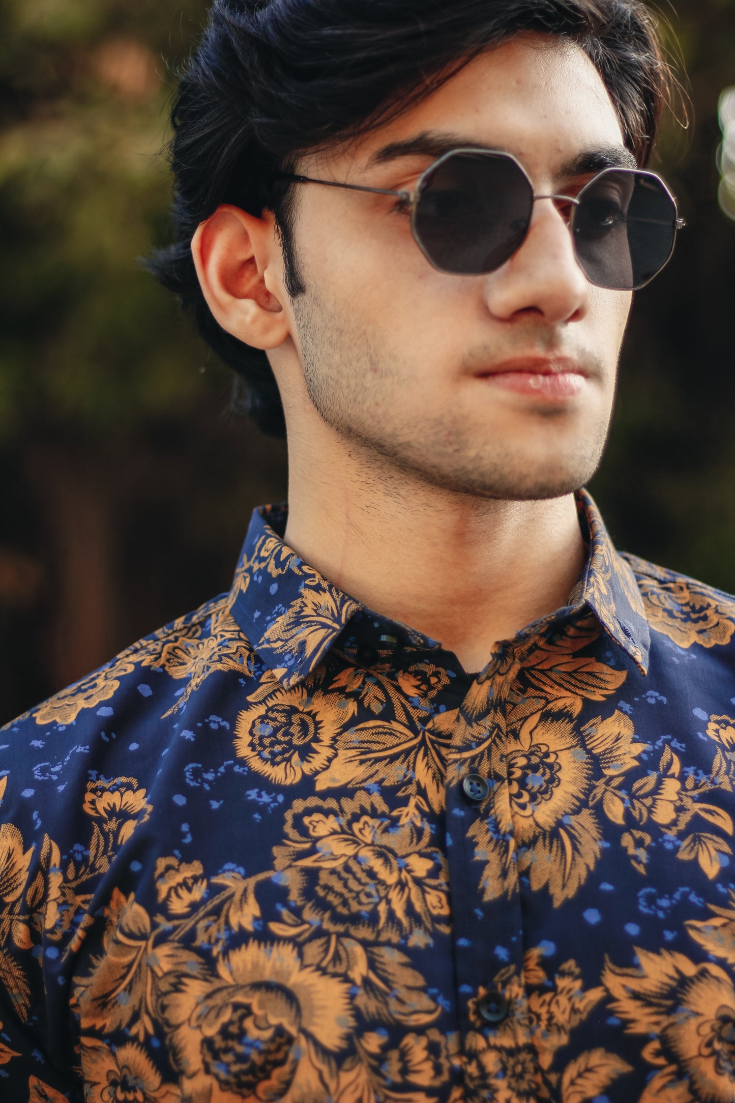 Floral Navy