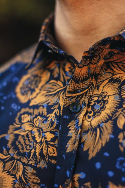 Floral Navy