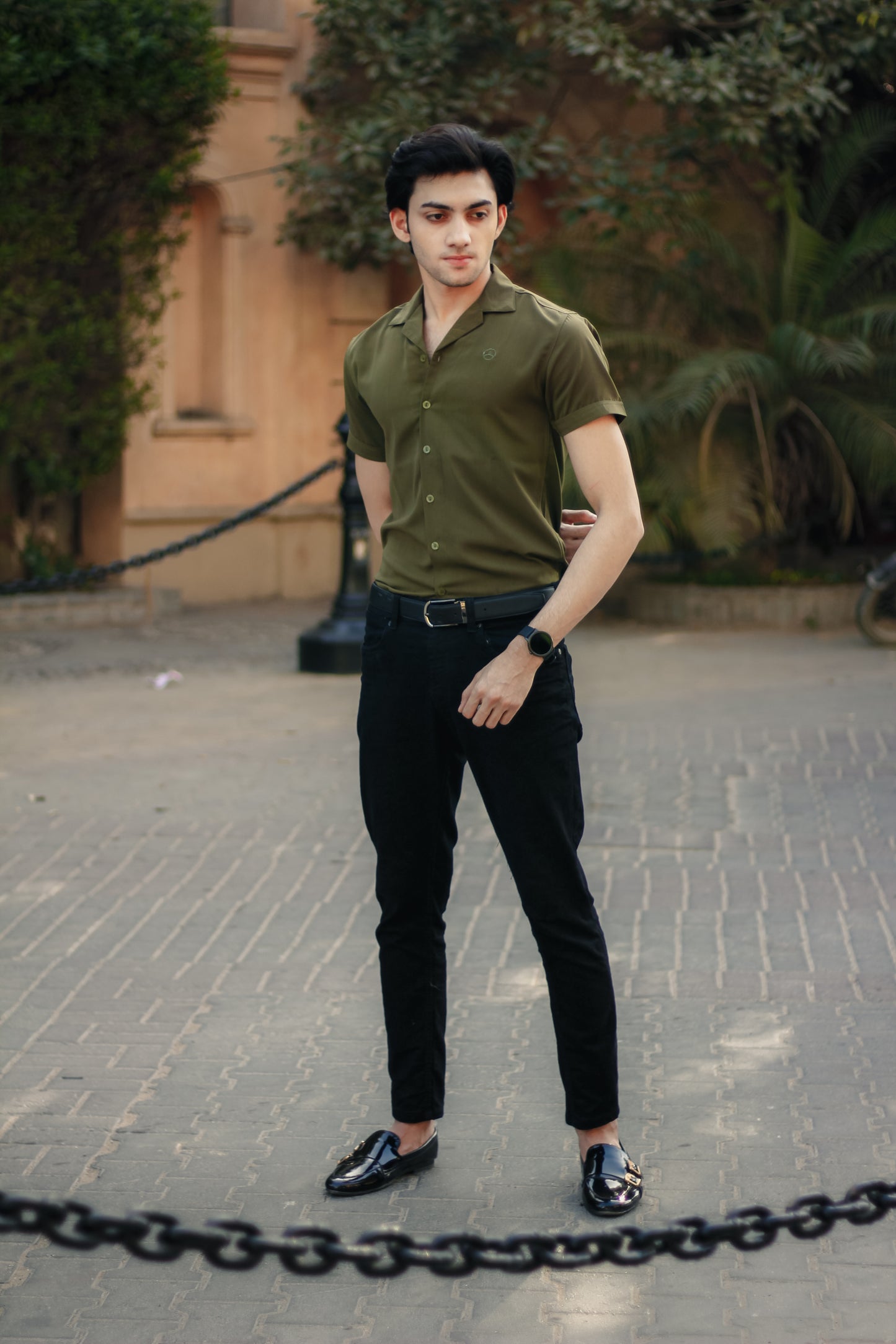 Olive Green Cuban