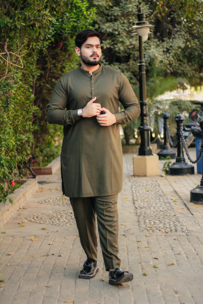 Olive green- Blended