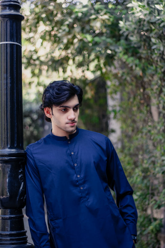 Navy blue- Blended