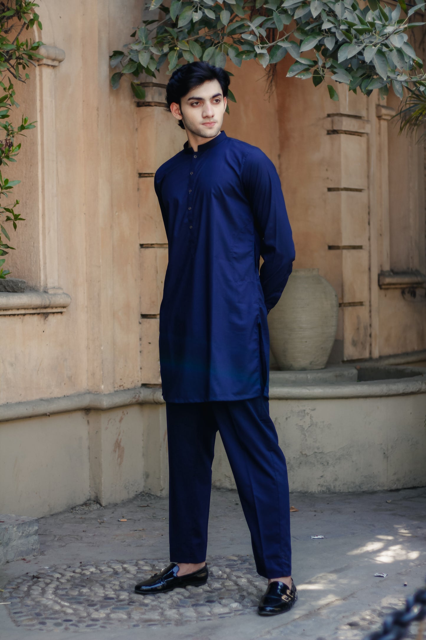 Navy blue- Blended
