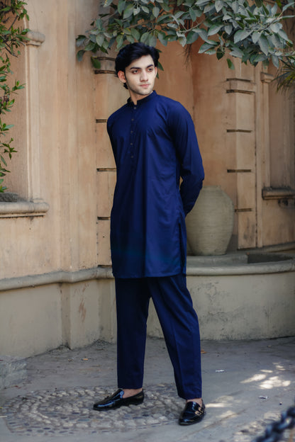 Navy blue- Blended