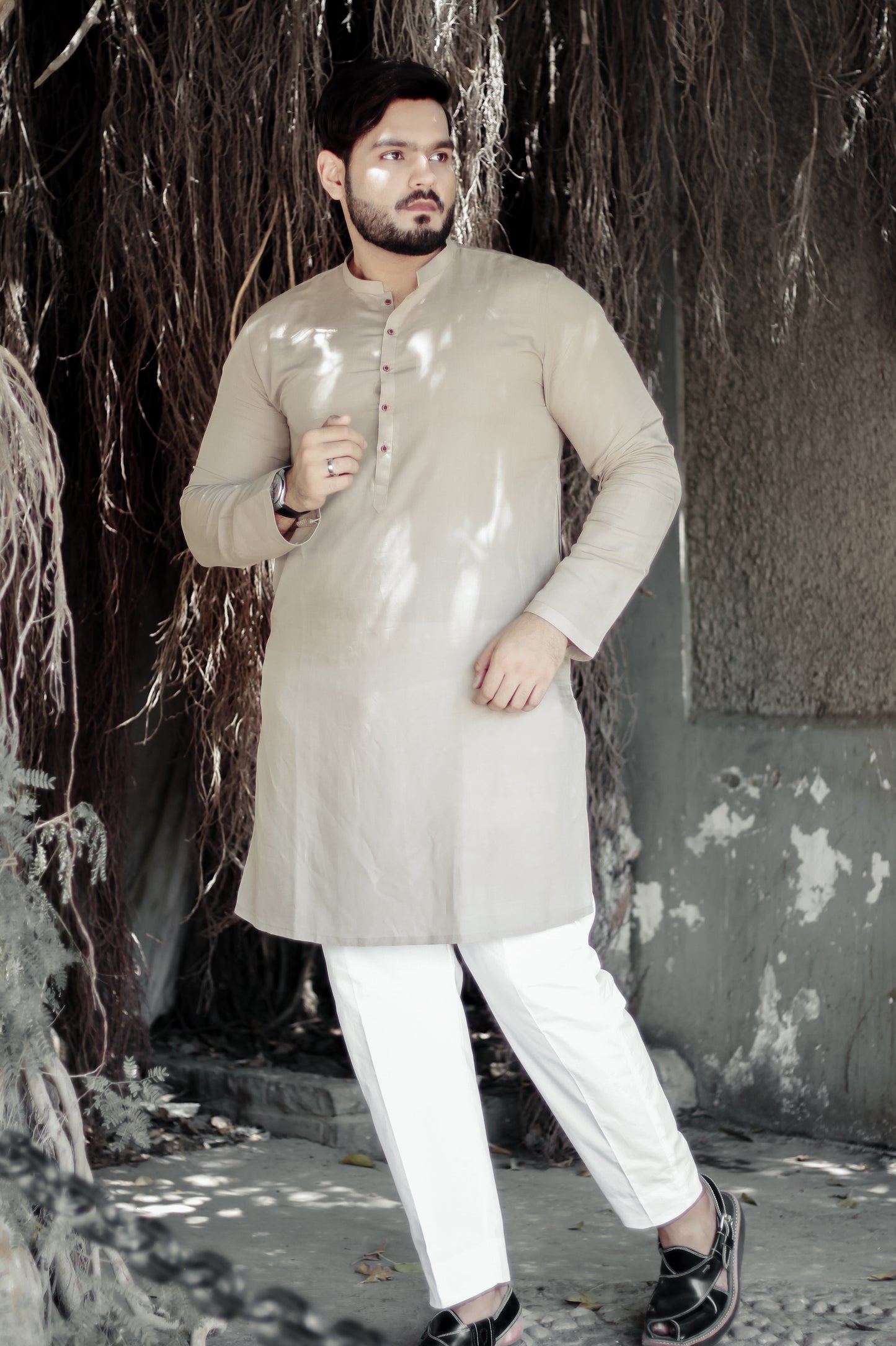 Sand Fawn Kurta pajama
